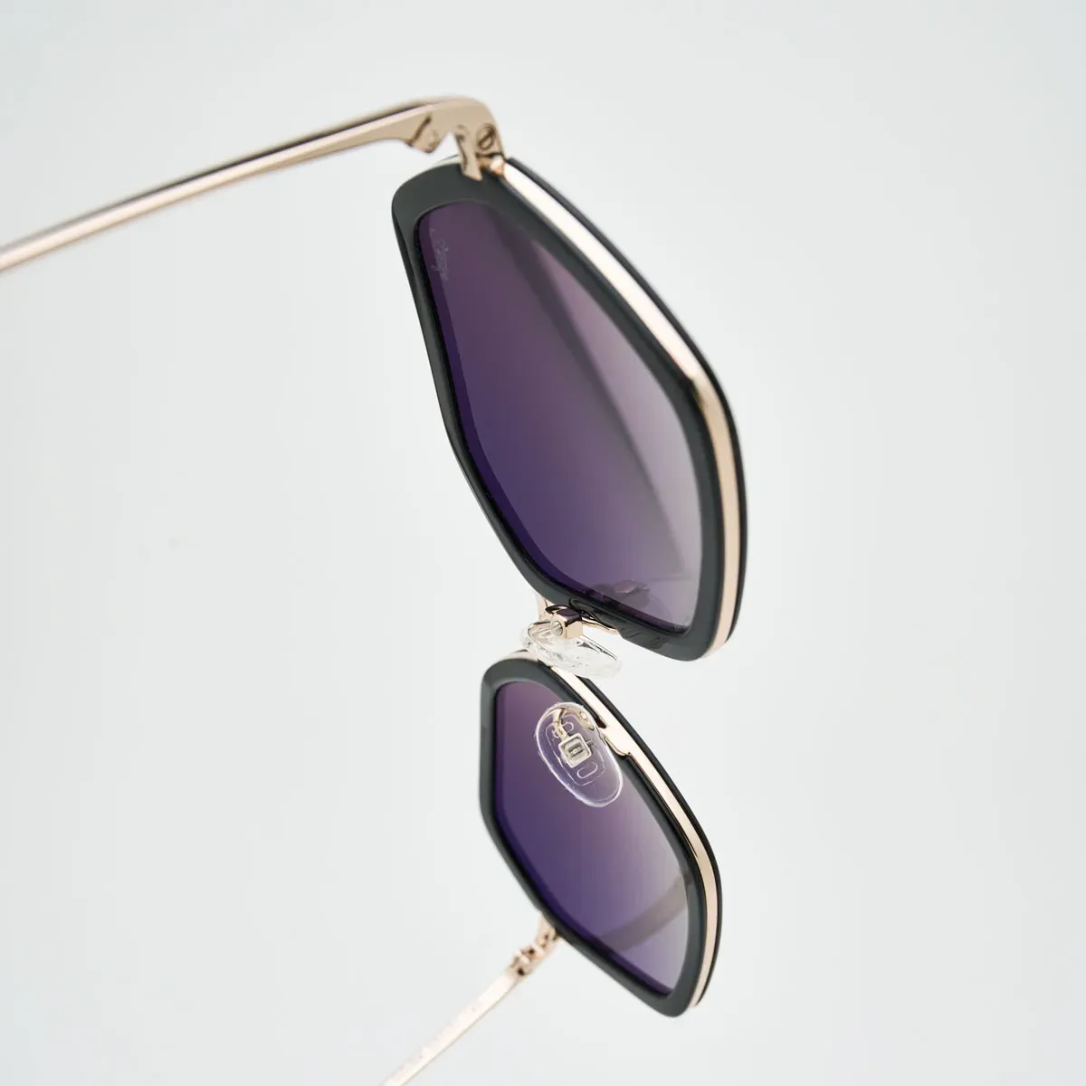 Lunettes Agatha hexagonales oversize — Charisme élégant
