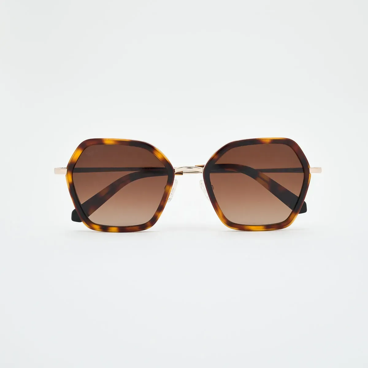 Lunettes Agatha hexagonales oversize — Charisme élégant