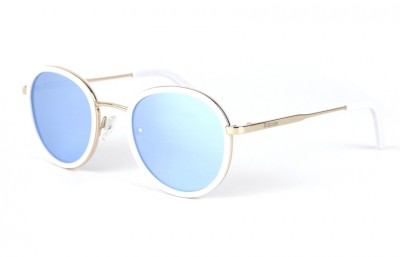Gold - White Matt - Ice Blue Lenses
