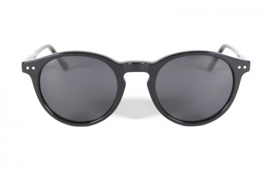 Black Shinny - Pink Gold Lenses