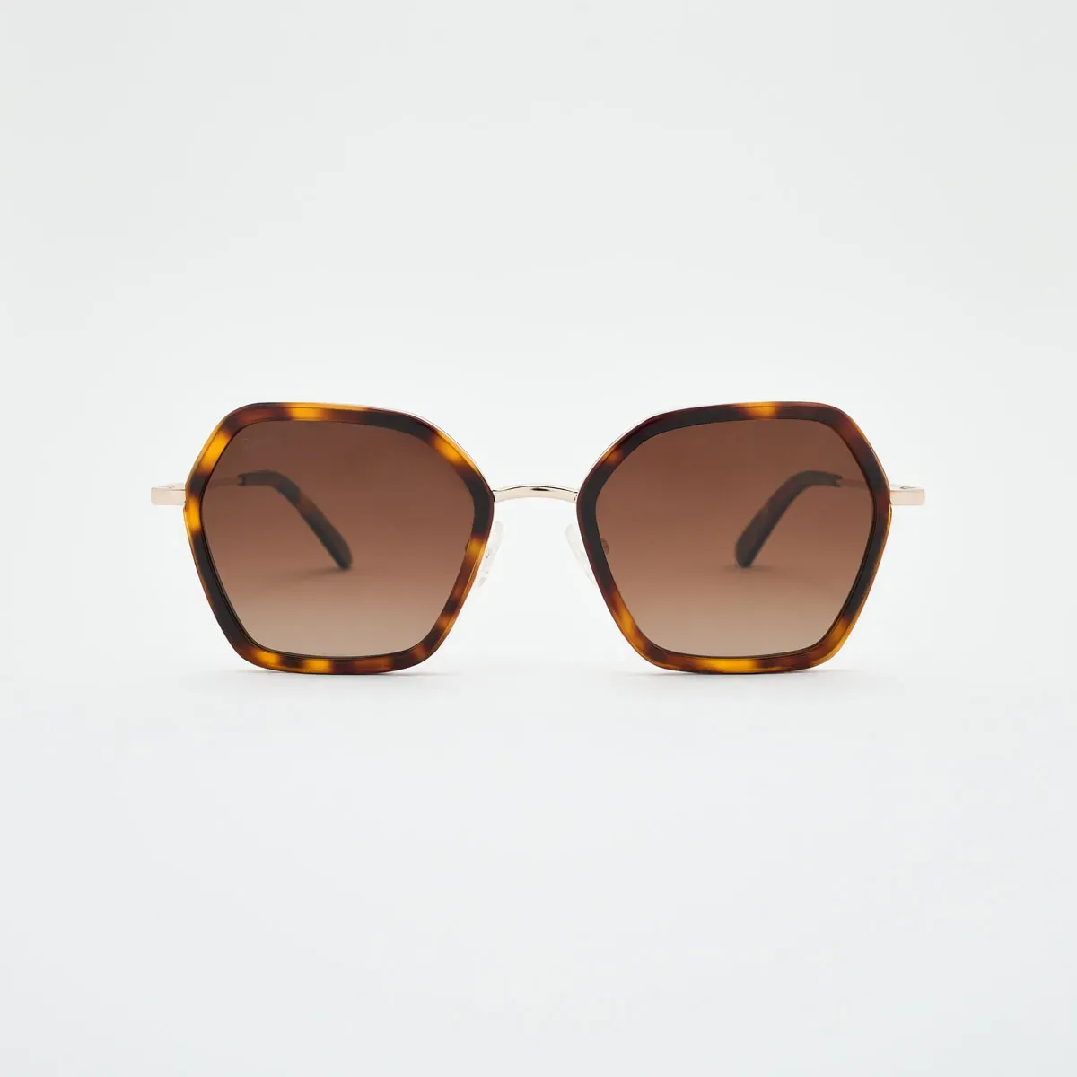 Lunettes Agatha hexagonales oversize — Charisme élégant
