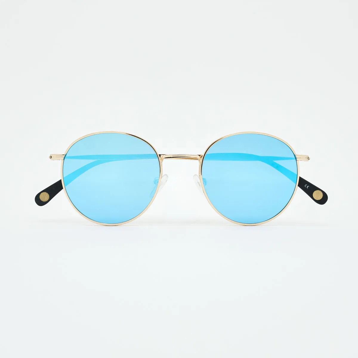 Indiana Round Metal Sunglasses – American Retro Unisex