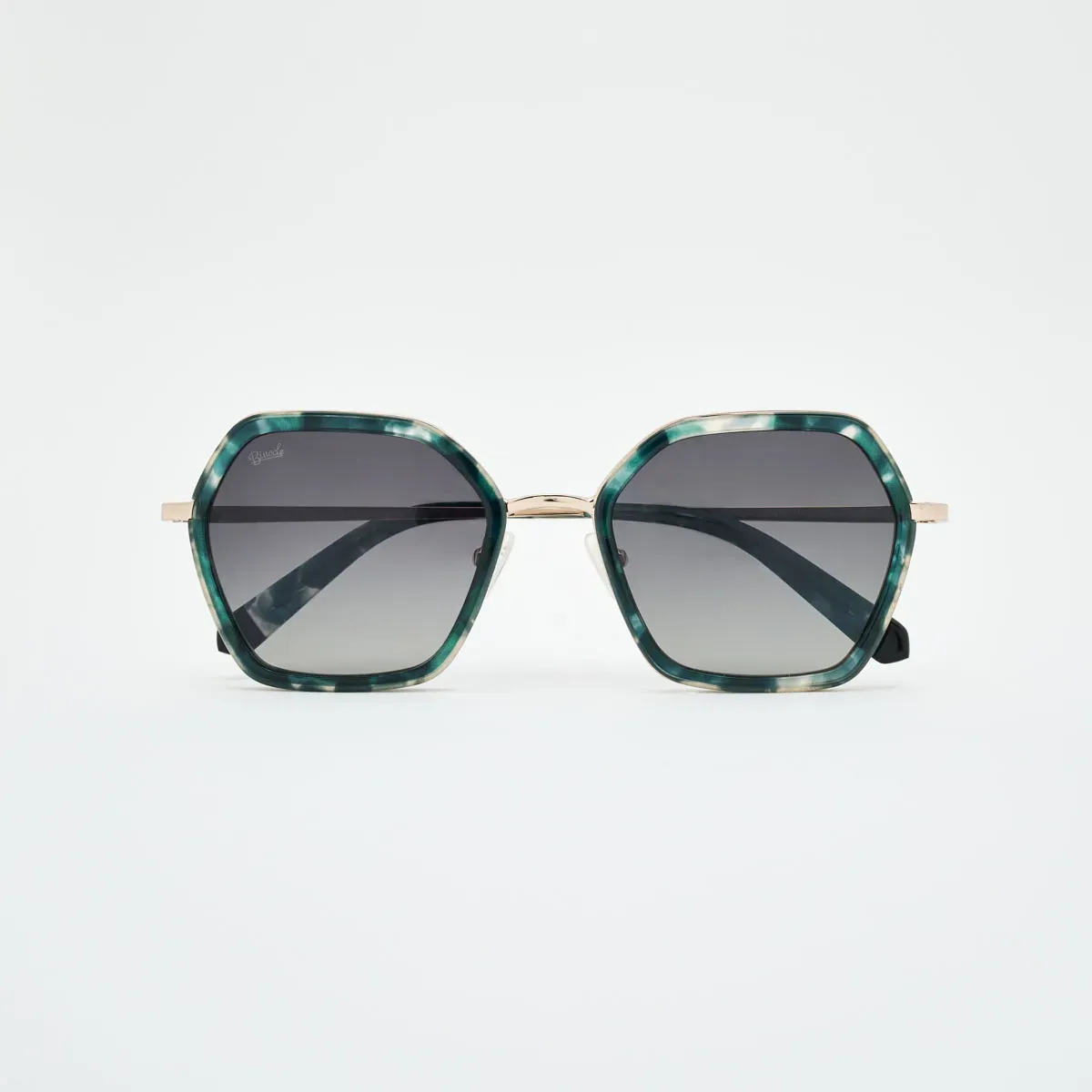 Lunettes Agatha hexagonales oversize — Charisme élégant
