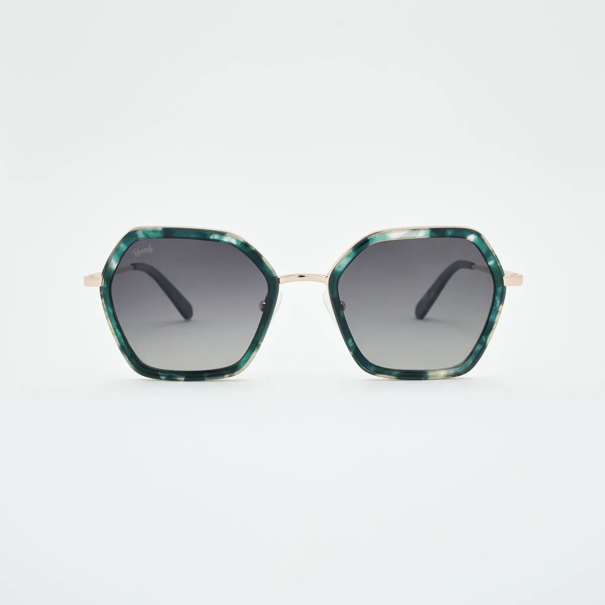 Lunettes Agatha hexagonales oversize — Charisme élégant