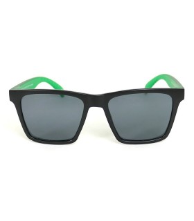 Miami LM Black - Grey Lenses - Green