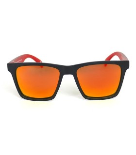 Miami LM Black - Red fire Lenses - Red