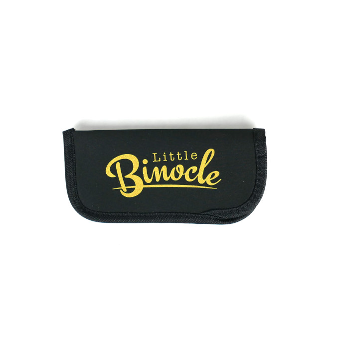 Pochette Little Urban Noir et Or