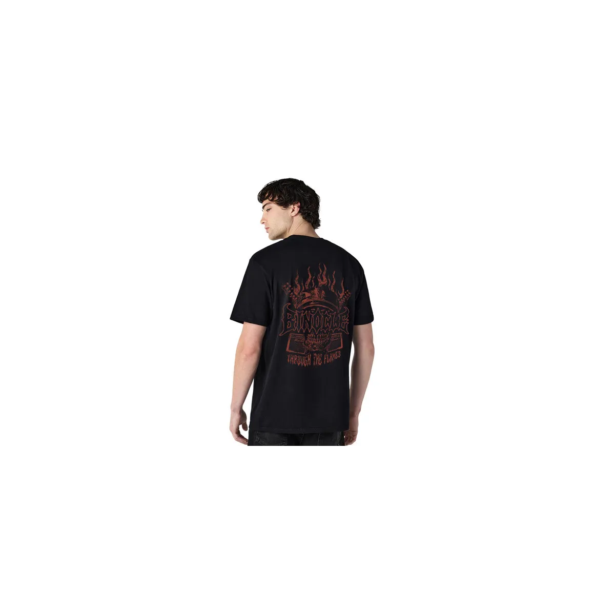 T-shirt noir unisexe : t-shirt en coton Binocle