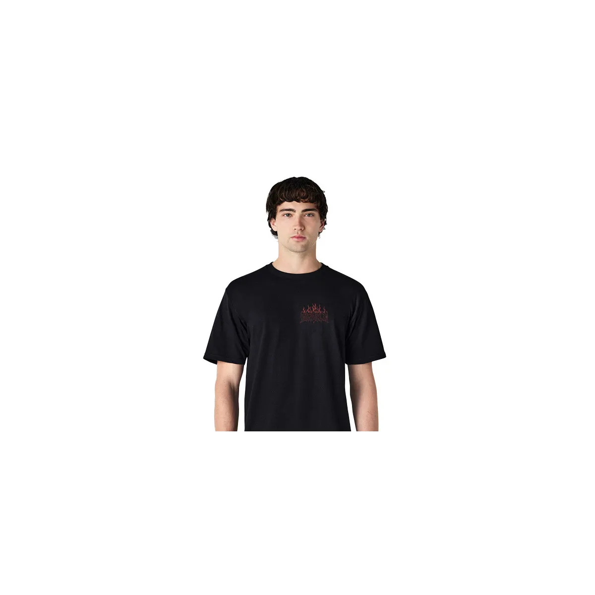 T-shirt noir unisexe : t-shirt en coton Binocle