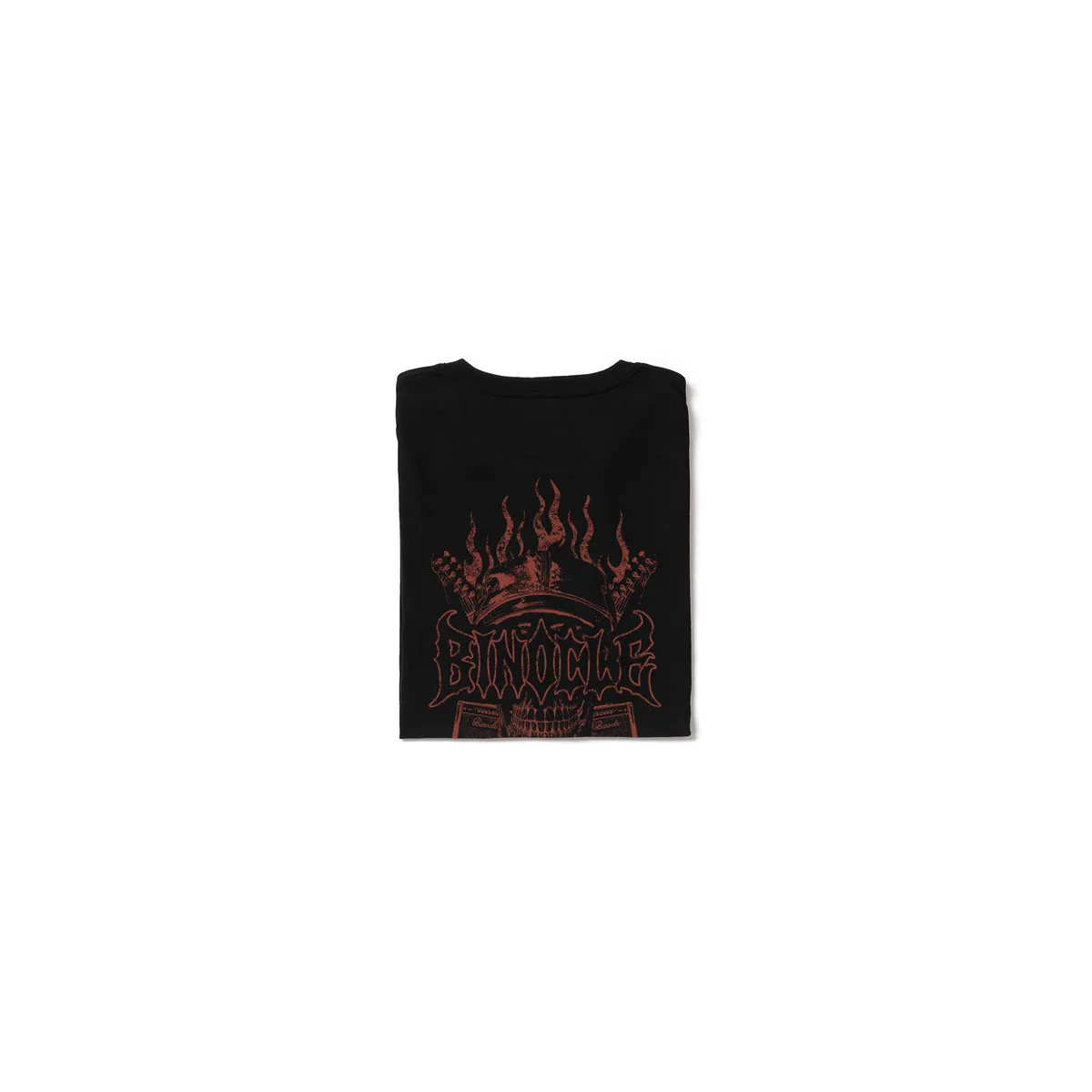T-shirt noir unisexe : t-shirt en coton Binocle