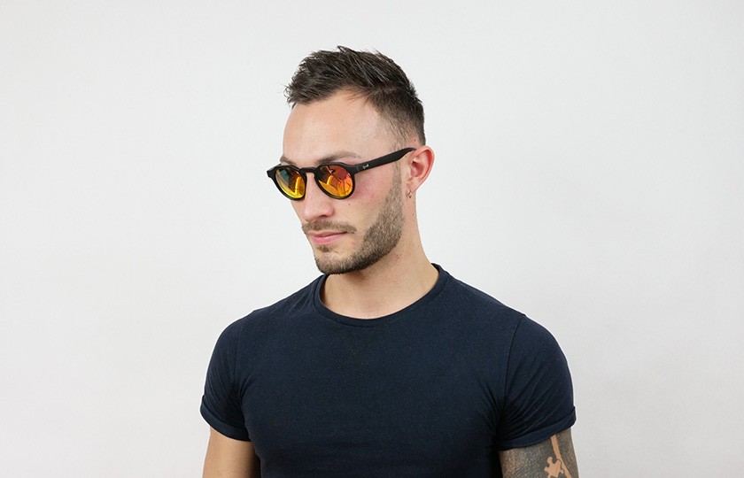 Columbia Black - Glasses Red Fire - Black
