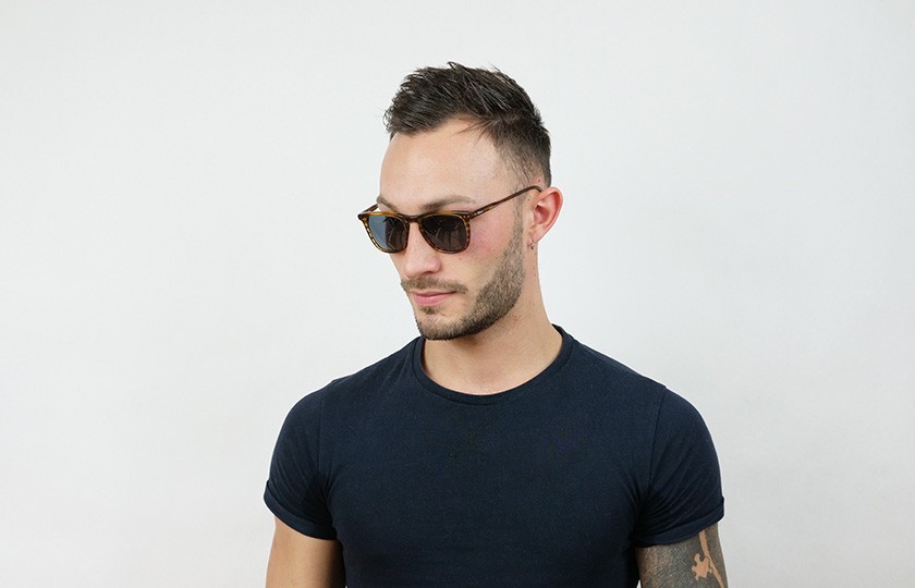 Square Shinny Wood Acetate - Gr