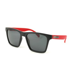 Miami Tech 3  Black - Grey lenses - Red