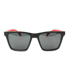 Miami Tech 3  Black - Grey lenses - Red