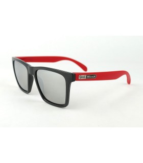 Miami Tech 3  Black - Silver lenses - Rouge