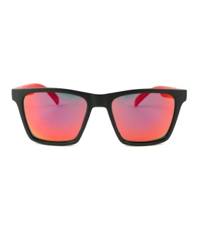 Miami Tech 3  Black - Red fire lenses - Red