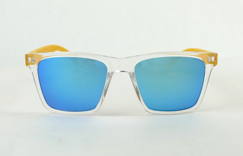 Miami Transparent - Verres Ice blue - Jaune mat