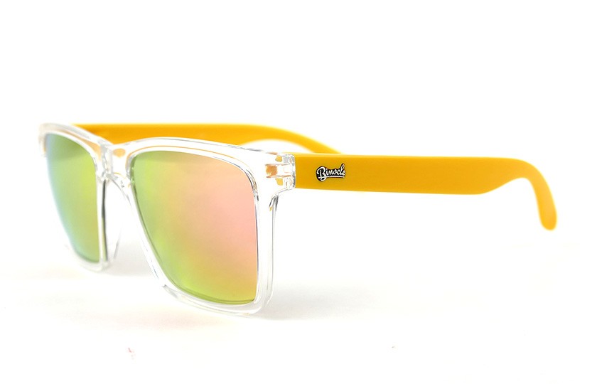Miami Transparent - Pink - Mat yellow