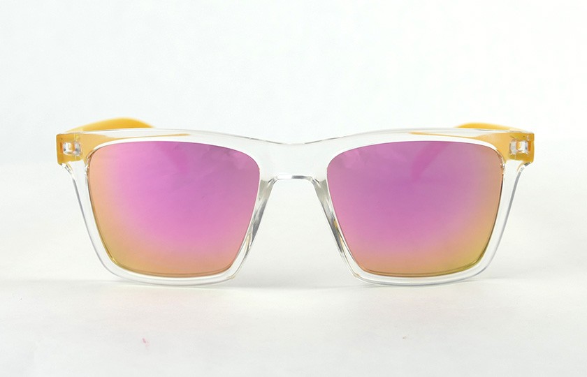 Miami Transparent - Pink - Mat yellow