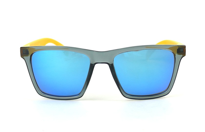 Miami Gris - Verres Ice Blue - Jaune mat