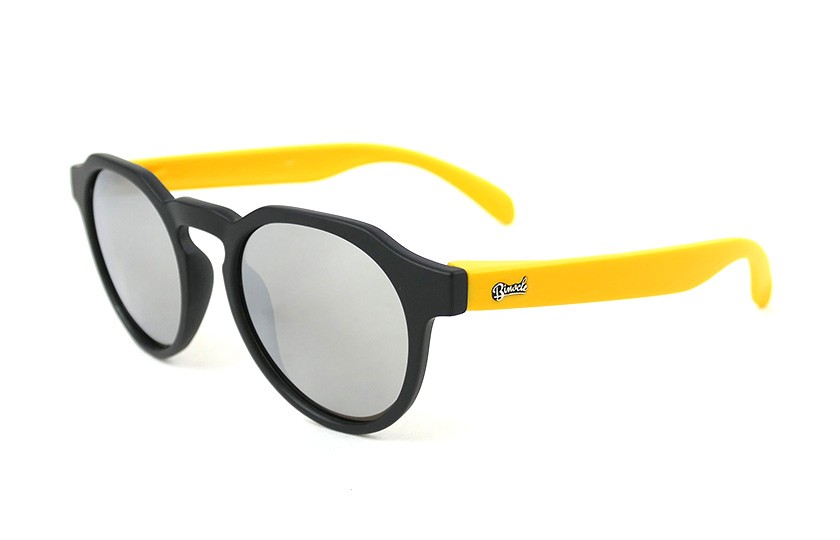 Columbia Black - Glasses Silver - Yellow mat