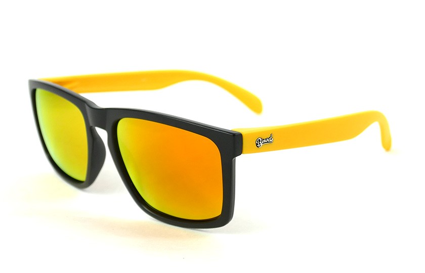 Daytona  Black - Red fire - Yellow