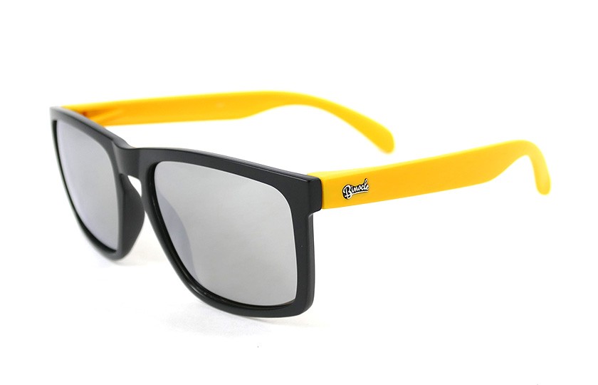 Daytona Noir - Verres Silver - Jaune mat