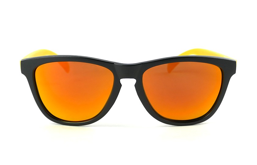 Original Black - Red fire glasses - Matt Yellow