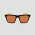 Lunettes anti-lumière bleue 90% – Miami Noir Orange – Protection maximale