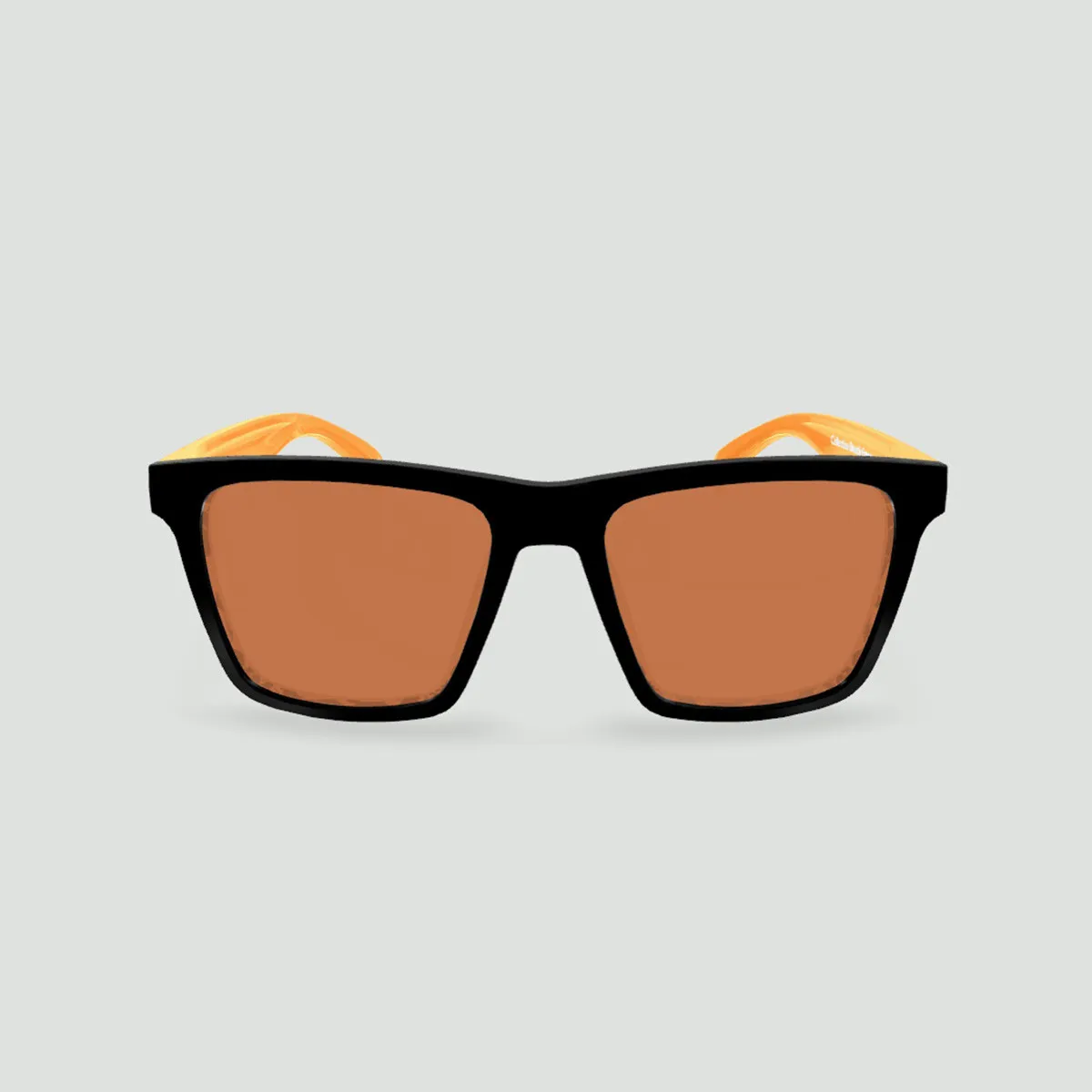 Lunettes anti-lumière bleue 90% – Miami Noir Orange – Protection maximale