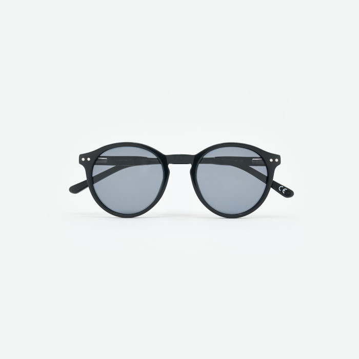 Lunettes de soleil enfant rondes - Little California Noir Brillant - Gr