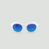 Lunettes de soleil enfant rondes - Little Columbia Transparent - Verres Bleu - Transparent