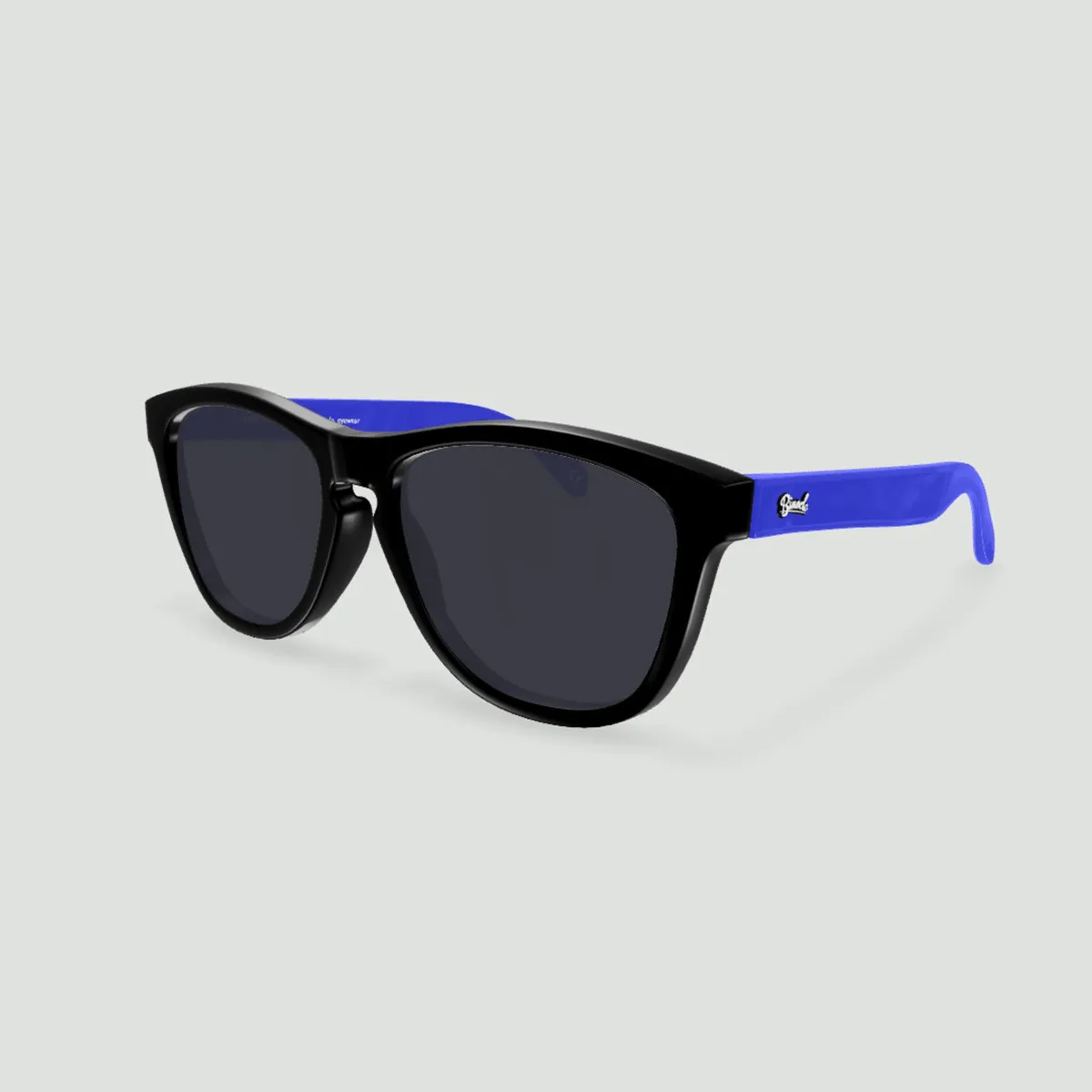 Little Original - Lunettes de soleil enfant rondes Noir / Gris-Bleu