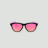 Lunettes de soleil enfant rondes - Little Original - Noir - Verres Rose - Rose