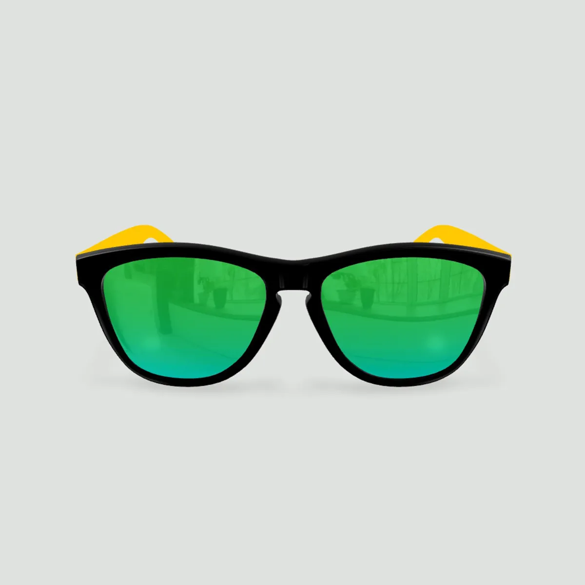 Lunettes de soleil Original FC NANTES Noir - Verres Vert - Jaune
