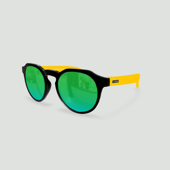 Lunettes de soleil Columbia FC NANTES Noir - Verres Vert - Jaune