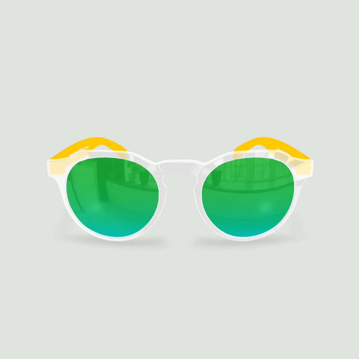 Lunettes de soleil Columbia FC NANTES Transparent - Verres Vert - Jaune