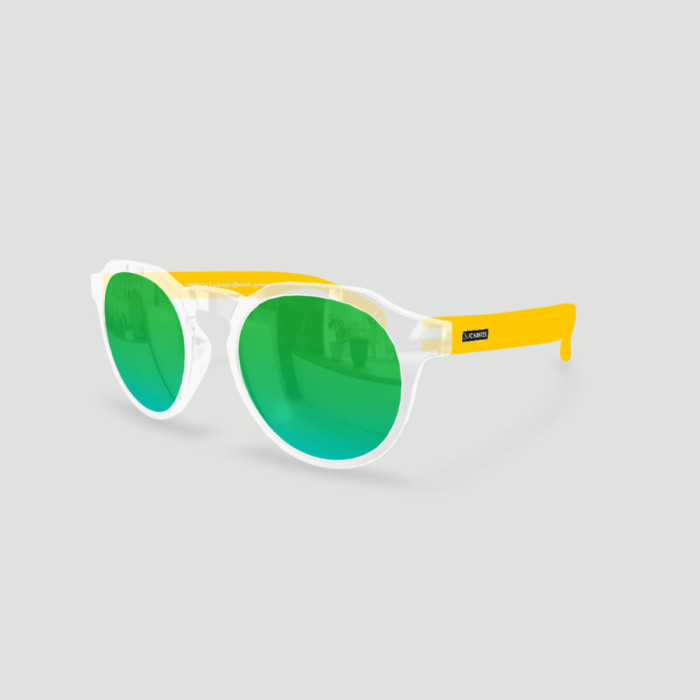 Lunettes de soleil Columbia FC NANTES Transparent - Verres Vert - Jaune