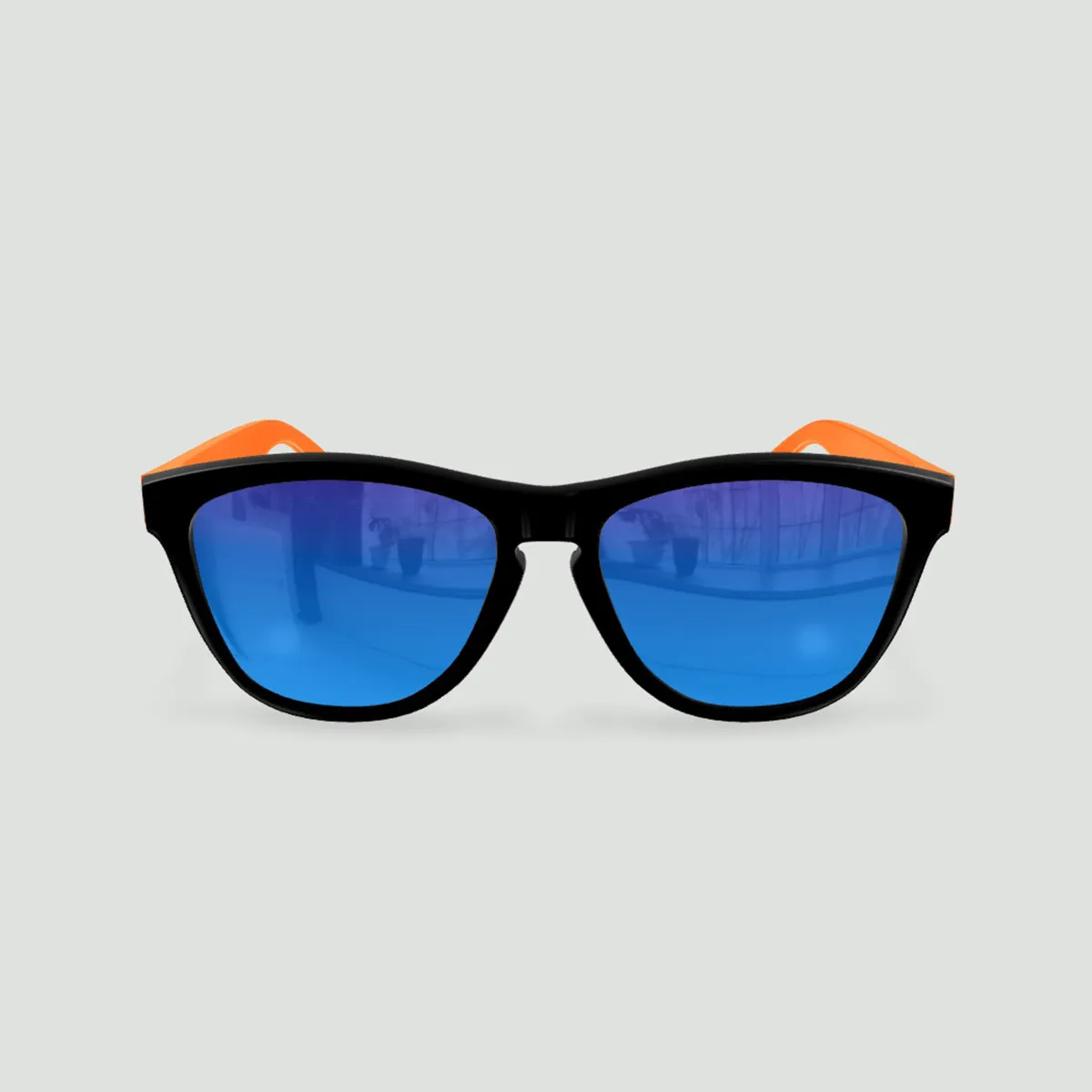 Sunglasses Original Tech 3 Black - Blue - Orange Lenses
