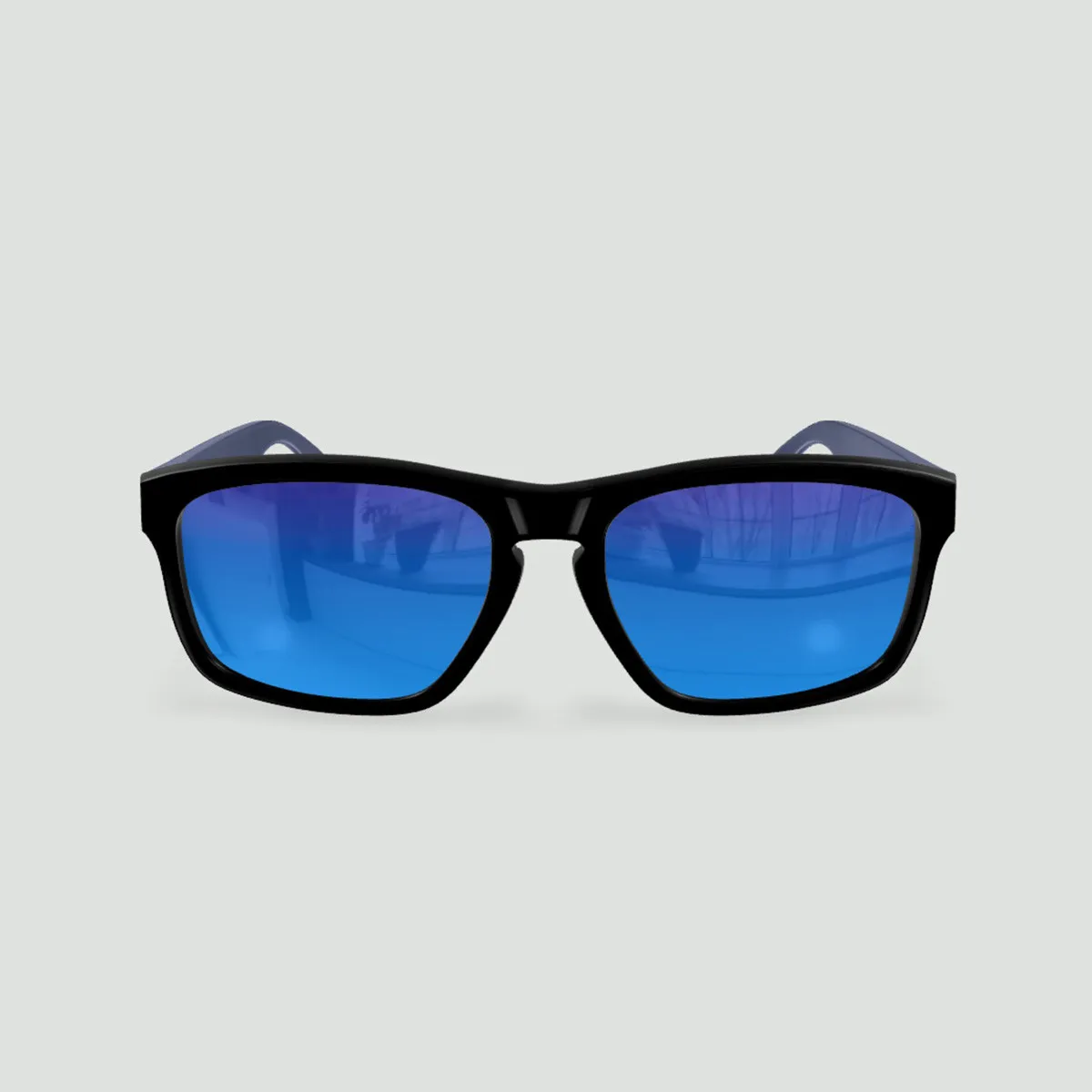 Lunettes de soleil Daytona Tech 3  Noir - Verres Bleu - Bleu