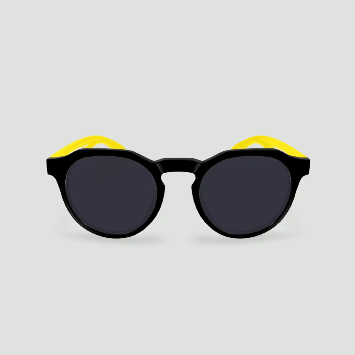 Lunettes de soleil 24 h du Mans Columbia Noir - Verres Gris - Jaune LM