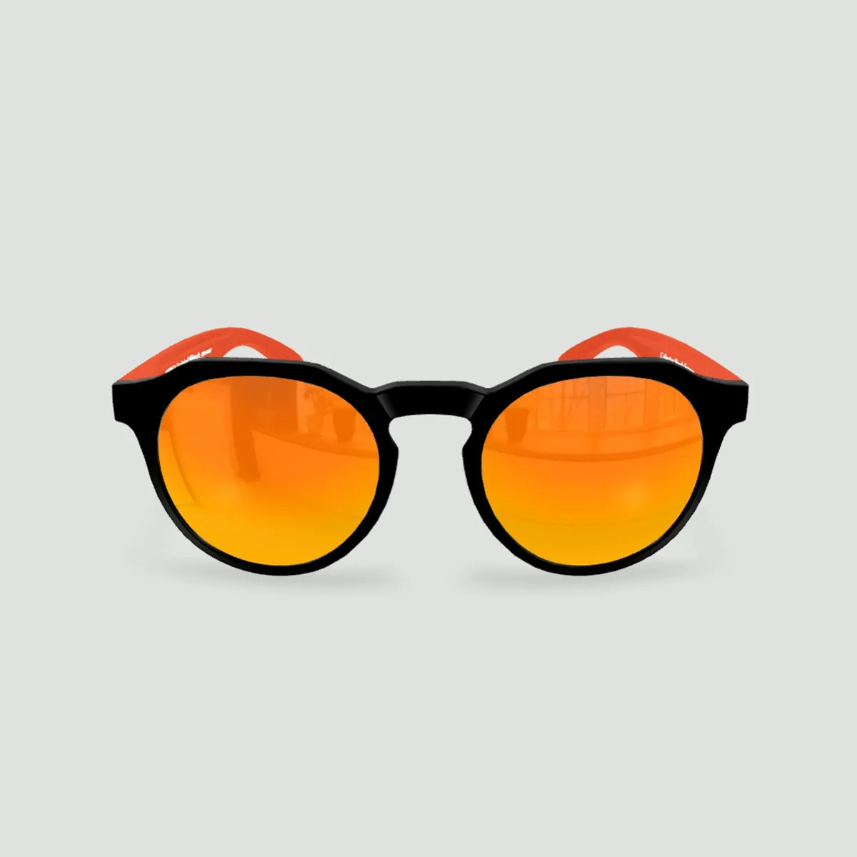 Lunettes de soleil 24 h du Mans Columbia Noir - Verres Red Fire - Rouge LM