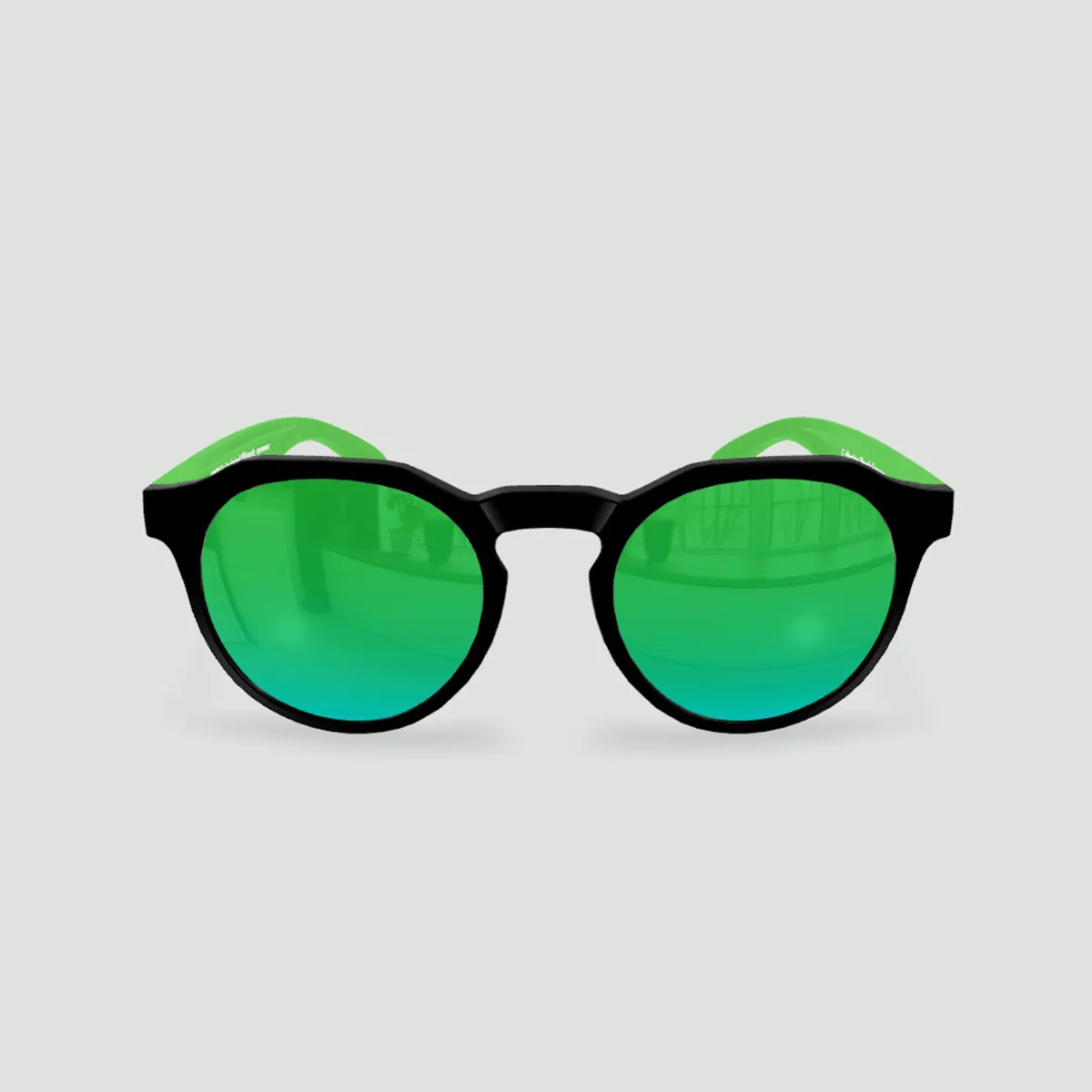Sunglasses 24h du Mans Columbia Black - Green - Green LM Lenses