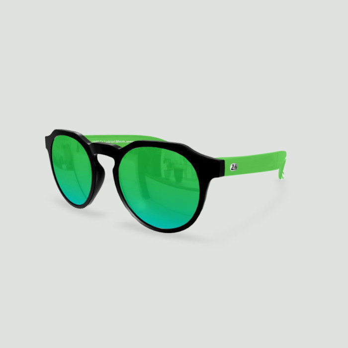 Sunglasses 24h du Mans Columbia Black - Green - Green LM Lenses