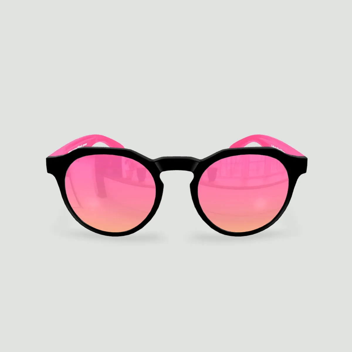 Sunglasses 24h du Mans Columbia Black - Pink - Pink LM Lenses