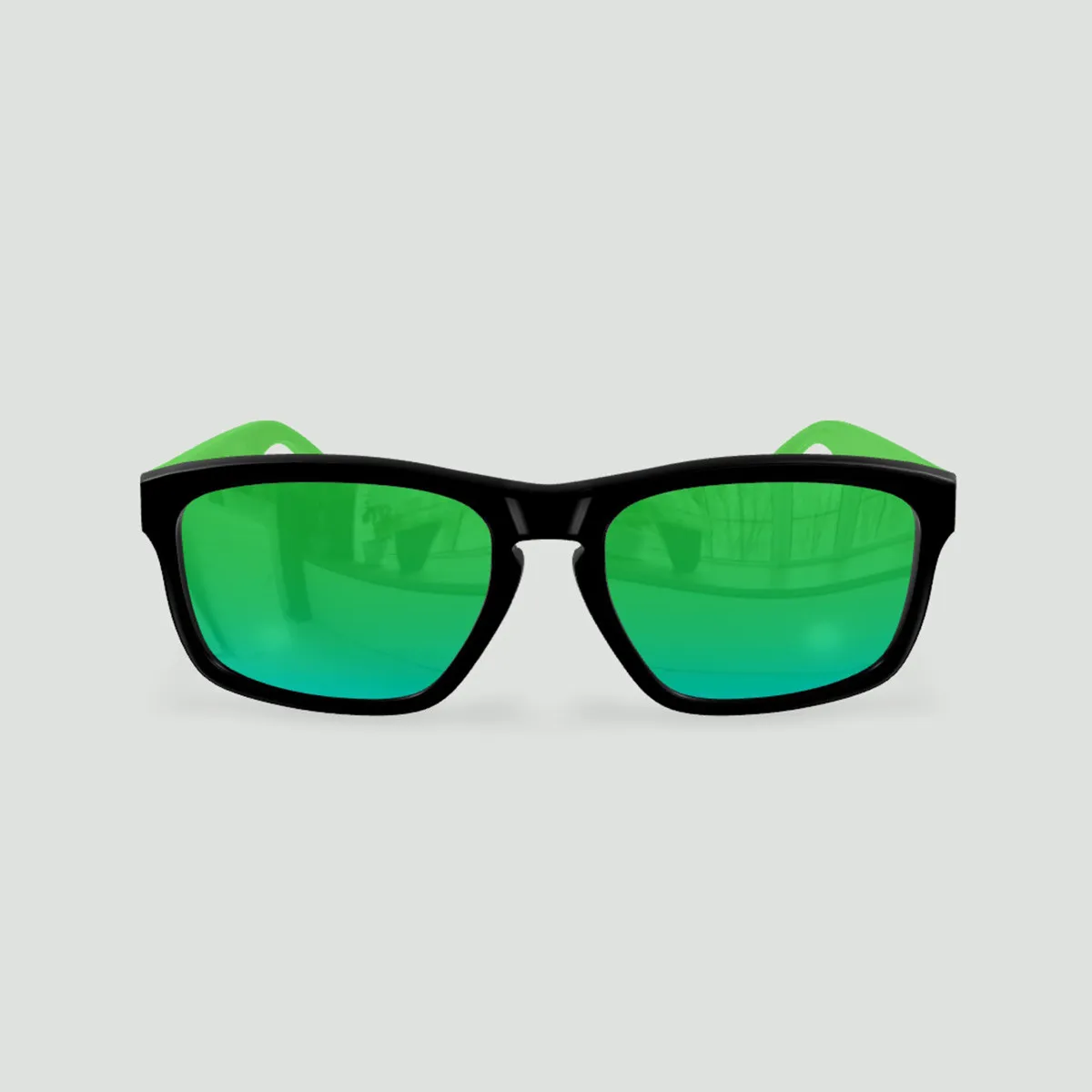 Lunettes de soleil 24 h du Mans Daytona Noir - Verres Vert - Vert LM