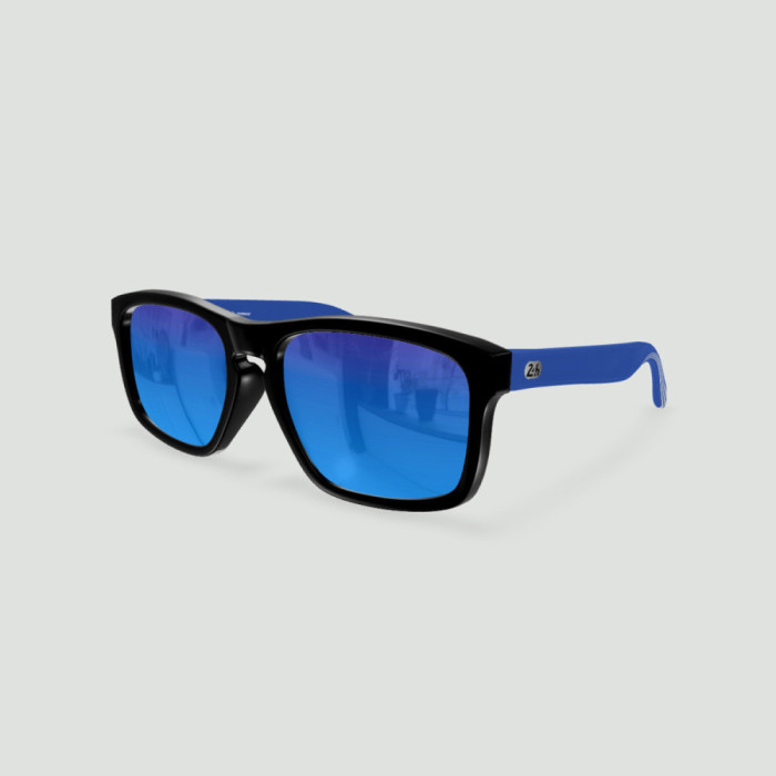 Sunglasses 24h du Mans Daytona Black - Blue - Blue LM Lenses