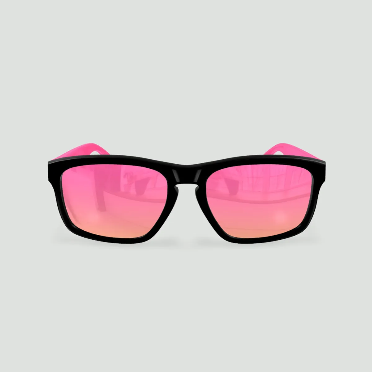 Lunettes de soleil 24 h du Mans Daytona Noir - Verres Rose - Rose LM
