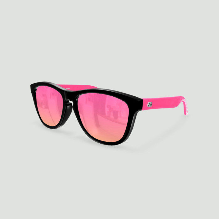 Sunglasses 24h du Mans Original Black - Pink - Pink LM Lenses