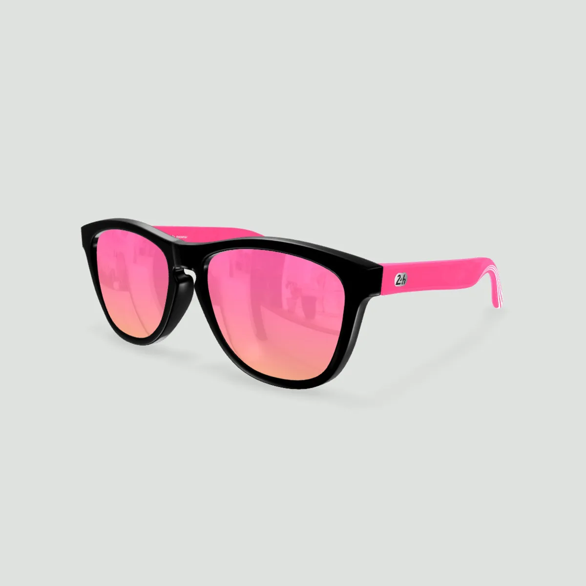Sunglasses 24h du Mans Original Black - Pink - Pink LM Lenses